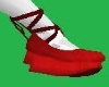 red dollshoes