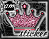 [AM] Crown Pink Sticker