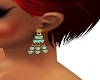 gold & jade earrings