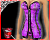 purple bat mini dress