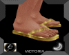Golden Sandals/Set