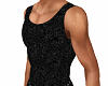 muscled tank top black M