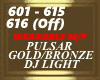 DJ LIGHTS,PULSAR,GOLD,BZ