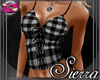 ;) Flannel Vest BW