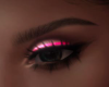 Pink glowing eyeliner