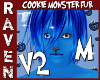 M COOKIE MONSTER FUR V2!