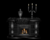 slk black fireplace