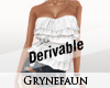 Derivable ruffle top