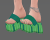 Paige Sumer Sandal Green