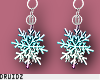 D| Snowflake Earrings