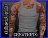 Grey Tank w/Tatts
