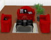 Red Livingroom set
