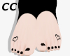C.C Heel Socks Feet