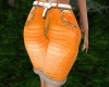 RLL Orange Jean Shorts