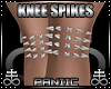 ♛ Knee Spikes Silver