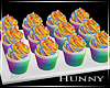 H. Rainbow Cupcakes