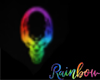 Glowing Rainbow DJ Skull