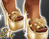 ^MQ^ Gold Sexy Heels