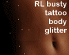RL busty tattoo glitter