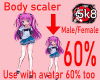 60% Kids Body Scaler F/M