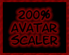 м| 200% Avatar Scaler