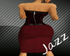 {Jazz]  Red Velvet Dress