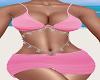 Bikini Top n  Skirt Pink