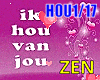 Ik Hou Van Jou HOU1-17
