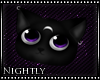 L Moon Cat | Purple