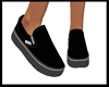 Stylish Black Slip-Ons