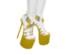yellow colors heels
