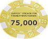 75,000 Support Sticker