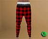 Red PJ Pants Plaid M drv