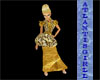 Effie gold gown
