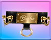vel/ bimbo collar  - gld