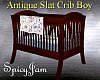 Antique Slat Crib Boy