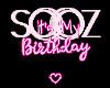 SOOZ BDAY BALLOON