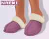 {N} Pink slippers