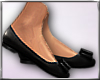 [E]Black Flat Shoes