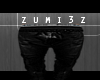 [ZM] B Leather Sweat Pnt