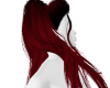 black/red ponytail