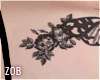 Z| Moth Chest Tattoo