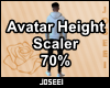 Avatar Height Scale 70%
