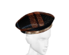 Fall Brown Leather Beret