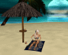 Beach umbrella towel