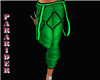 Neon green pants