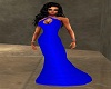 Blue Halter Gown