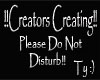 RedCreating DNDWall Sign