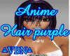 Anime hair color purple
