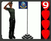 J9~Navy Flag Salute Pose